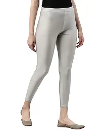 stretchable Premium Shining Poly-Lycra Leggings for Women-thumb1