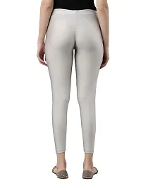 stretchable Premium Shining Poly-Lycra Leggings for Women-thumb2