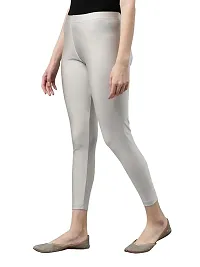 stretchable Premium Shining Poly-Lycra Leggings for Women-thumb3