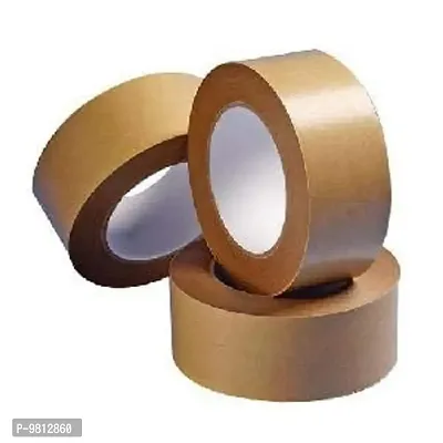 Adhesive Carton Packing High Strength Tape (Brown) (2inch-100Meter, Pack Of 3)