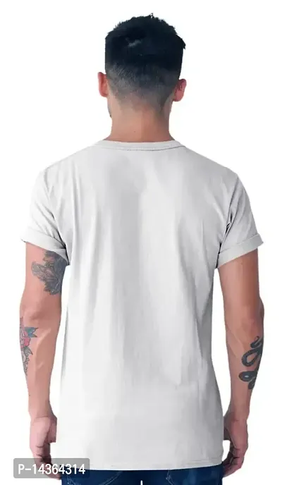 Tshirts Buddy Men's Half Sleeve Printed Round Neck Premium Cotton Tshirts - Next Level-thumb2