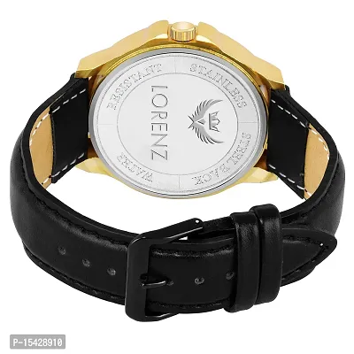 Buy Lorenz Combo of Men's Blue Dial Watch, Brown Wallet & Black sunglass |  CM-3048SN1-WL-29 Online @ ₹699 from ShopClues