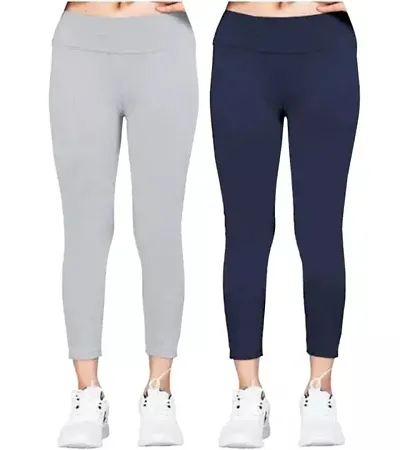 Fancy Blend Jeggings For Women Pack Of 2