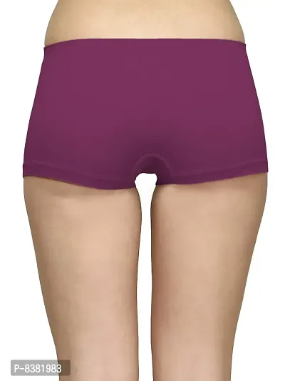 Womens Seamless Underwear Boyshort Ladies Panties Spandex Panty Workout  Boxer Briefs 5 Pack 