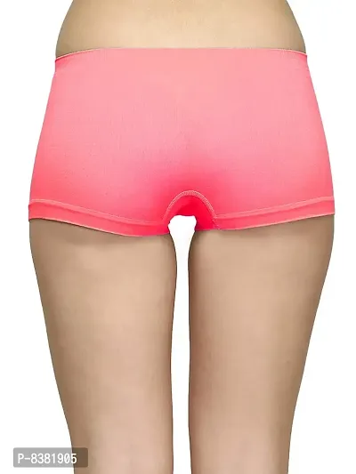 Buy ShopOlica Womens Seamless Underwear Boyshort Ladies Panties Spandex  Panty Workout Boxer Briefs - Free Size, Fits 28 to 34,Pink-LightGrey-Skin  Online In India At Discounted Prices