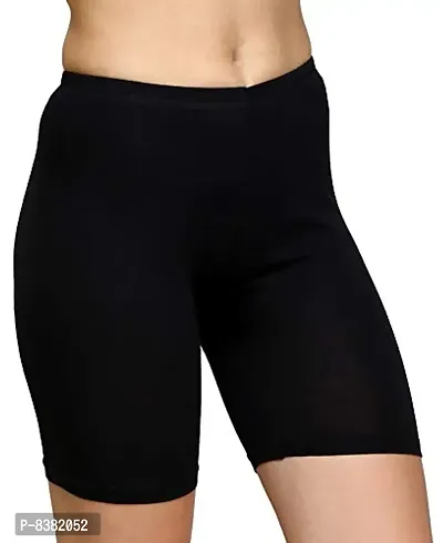 ShopOlica Women Cycling Shorts (Imported-Cycling-Shorts_Black_Free Size)-thumb4