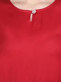 ShopOlica Women's Stylish Jumpsuit Slim Fit Sleeveless Dress with Waist Drawstring Belt-thumb4