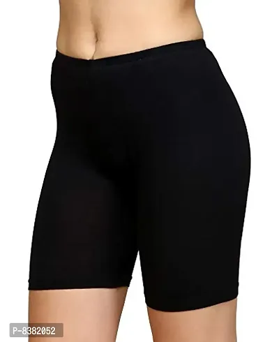 ShopOlica Women Cycling Shorts (Imported-Cycling-Shorts_Black_Free Size)-thumb3