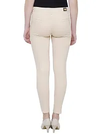 ShopOlica Women's Cotton Slim Fit Trousers Chinos Pants-thumb1