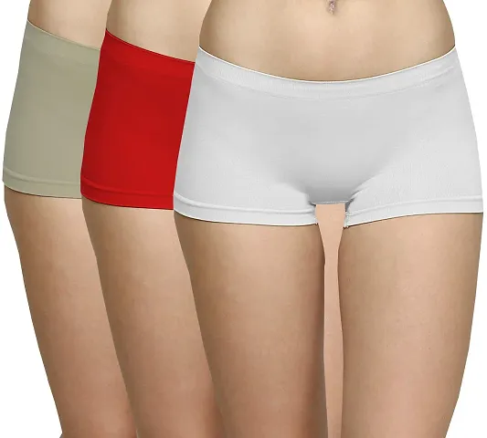ShopOlica Womens Seamless Underwear Boyshort Ladies Panties Spandex Panty Workout Boxer Briefs