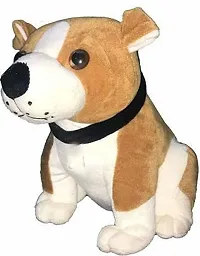 Anika Bull Dog Soft Toys for All Age Groups and Special Occasions Like Birthday, Valentine Day (Brown and White) 36 cm-thumb3