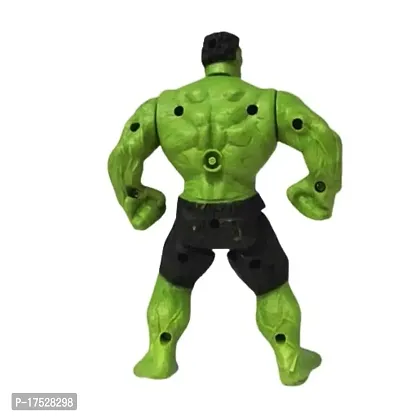 Premium Quality Anika Avengers Superhero Hulk Action Figure (6-Inch) (Green)-thumb2