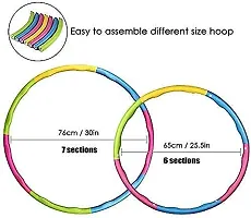 Premium Quality Nomadic Hula Hoop, Hoopa Hula, Exercise Ring For Fitness With 30 Inch Diameter For Boys,Girls, Kids And Adults (Multi Color) For All-thumb3