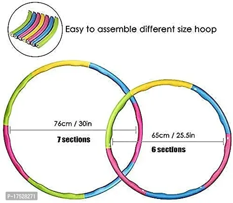 Premium Quality Nomadic Hula Hoop, Hoopa Hula, Exercise Ring For Fitness With 30 Inch Diameter For Boys,Girls, Kids And Adults (Multi Color) For All-thumb4