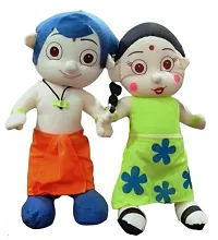 Anika Chotta Bheem 40 cm and Chutki Plush 40 cm Soft Toy Combo-thumb1