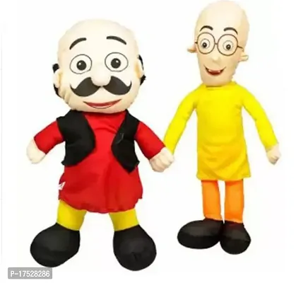 Premium Quality Anika Motu Patlu Combo Soft Toy - 38 Cm-thumb0