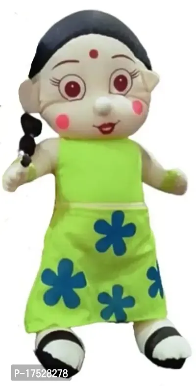 Premium Quality Anika Famous Cartoon Character Chutki, Multi Color (40Cm) (Color May Vary)-thumb2