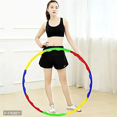 Premium Quality Nomadic Hula Hoop, Hoopa Hula, Exercise Ring For Fitness With 30 Inch Diameter For Boys,Girls, Kids And Adults (Multi Color) For All-thumb0