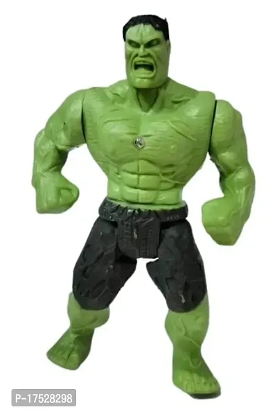 Premium Quality Anika Avengers Superhero Hulk Action Figure (6-Inch) (Green)-thumb0
