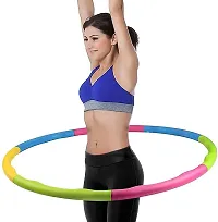 Premium Quality Nomadic Hula Hoop, Hoopa Hula, Exercise Ring For Fitness With 30 Inch Diameter For Boys,Girls, Kids And Adults (Multi Color) For All-thumb2