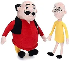 Premium Quality Gracias Stuffed Motu Patlu Soft Toy-Motu Patlu Soft Toy For Kids-Playing-Girls  Children Playing Teddy Bear In Medium Size-Multicolor-Standard - 30 Cm-thumb1