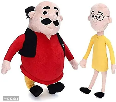 Premium Quality Gracias Stuffed Motu Patlu Soft Toy-Motu Patlu Soft Toy For Kids-Playing-Girls  Children Playing Teddy Bear In Medium Size-Multicolor-Standard - 30 Cm-thumb2