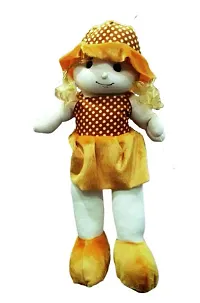 Anika Super Soft and Huggable Stuffed Candy Girl, Brown - Toy for Girls  Boys, Soft Plush Cuddly Toy - Polyfill  Washable - 100% Safe for Kids(23 inches)-thumb1