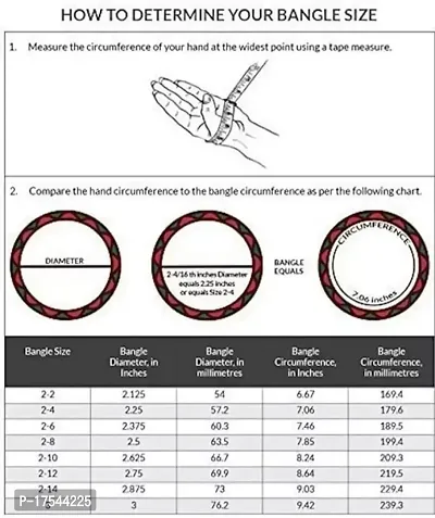 DONERIA Metal with Zircon Gemstone Or Velvet worked Glossy Finished Latkan Bangle Set For Women and Girls, (Yellow_2.2 Inches), Pack Of 42 Bangle Set-thumb4