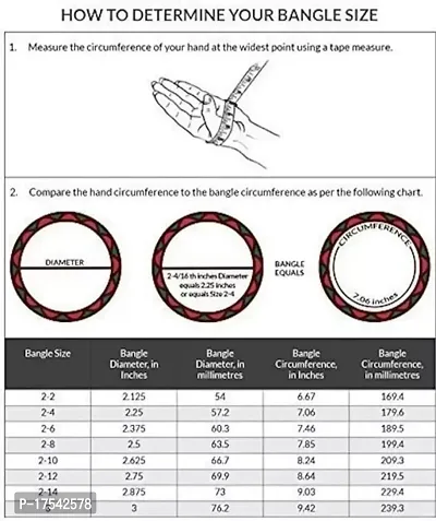 DONERIA with Zircon Gemstone Or Velvet worked and Linked with Ball Chain Glossy Finished Bangle Set For Women and Girls-thumb5