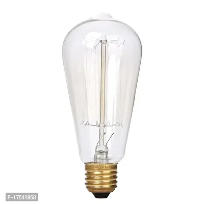 DONERIA Filament Bulbs E27 LED 4-Watt Yellow Edison Tungsten, Bedroom, Living Room, Dining, Room, Outdoor, Indoor, Amber Bulb (Pack of 1)