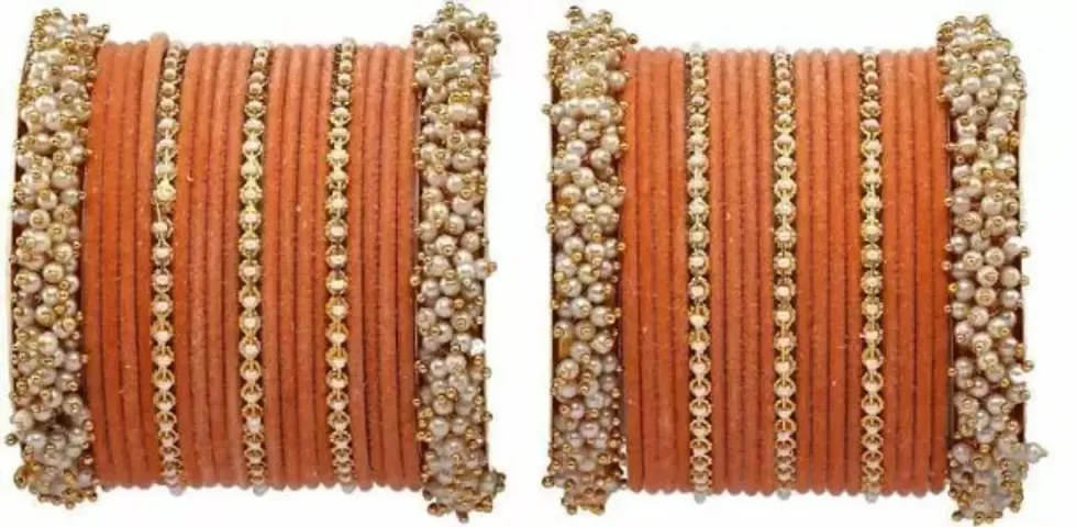 Stylish Alloy Velvet Chuda Bangles