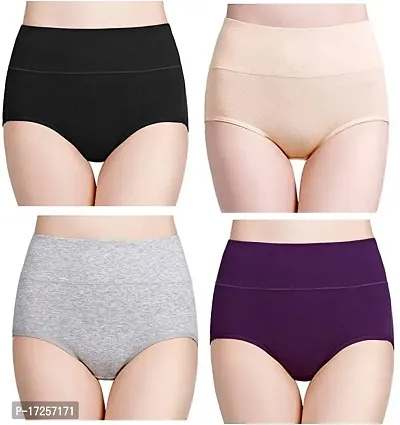 Fancy Cotton Briefs For Women Pack Of 4