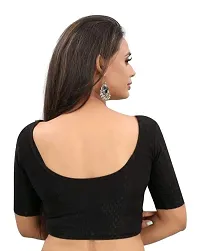 Classic Cotton Lycra Stitched Blouses For Women-thumb1