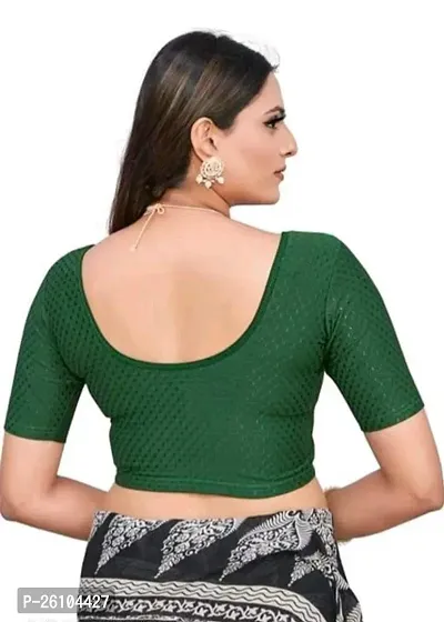 Classic Cotton Lycra Stitched Blouses For Women-thumb2