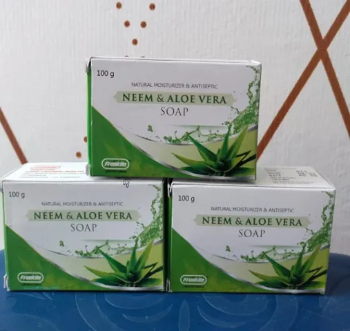 Herbal Moisturizer  Antiseptic Neem  Aloevera Soap