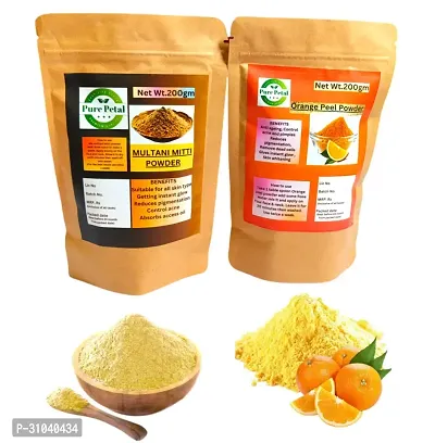 Combo Pack of Multani  Mitti Powder and Orange Peel Powder Combo-thumb0