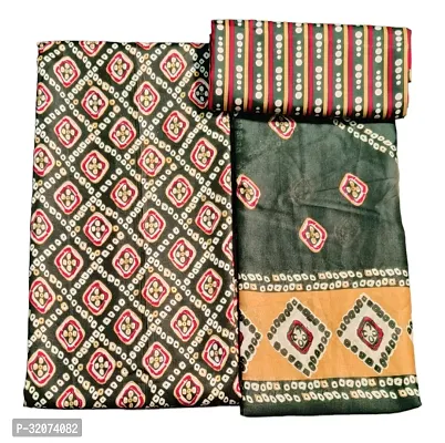 Exclusive Cotton Blend Printed Dress Material With Dupatta