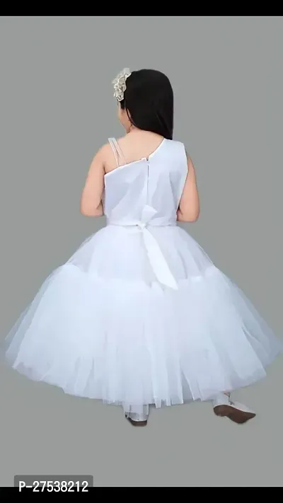 Fancy Net Dress For Kid Girl-thumb3