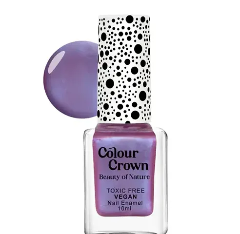 Colour Crown Gel Shine Nail Polish 10ml Purple