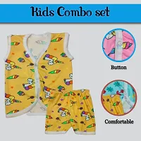 Unisex Baby Girls  Boys Cotton T-shirt  Shorts Clothing set of 3-thumb1