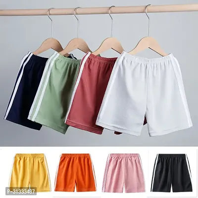 Boys | Girls 100% Cotton Shorts  Capris | 8 Pcs Pack-thumb0