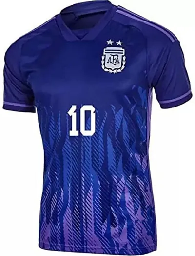 Messi Football Away Half Sleeve Jersey 2023/2024 (Kids Men)(12-13Years)