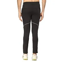 Glito Menrsquo;s Regular Fit Track Pants Sports Wear Lycra Jogger Lower for Gym  Yoga Wear - (Black)-thumb1