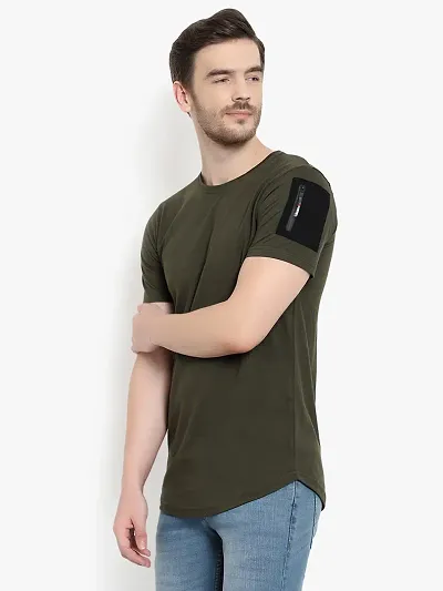 Men's Solid Round Neck Tees