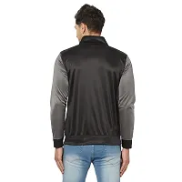 Glito Solid Light Grey Sports  Jacket For Men With Front  Side Pocket-thumb1