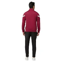 Glito Blocked Stretchable Regular Fit Gym Wear Track Suit-thumb3