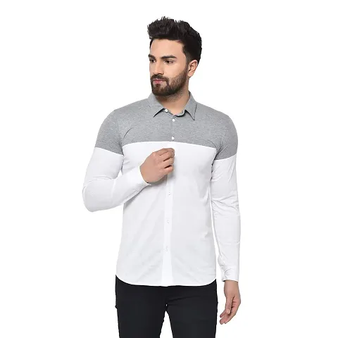 Glito Men's Slim Fit Collar Shirts in Color