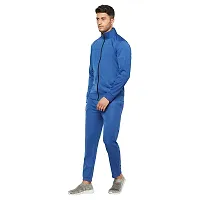 Glito Sports Wear Men's Super Poly Polyester Blend Solid Track Suit | (TRCK#05_V-2XL)-thumb1