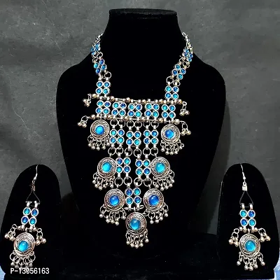 Stylish Multicoloured Alloy Jewellery Set For Women