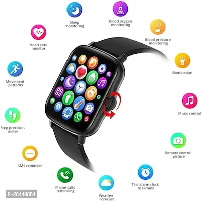 New- SMART WATCH 2024 latest version T500 Full Touch Screen Bluetooth Smartwatch with Body Temperature, Heart Rate  Oxygen Monitor Compatible with All 3G/4G/5G Android  iOS-thumb5